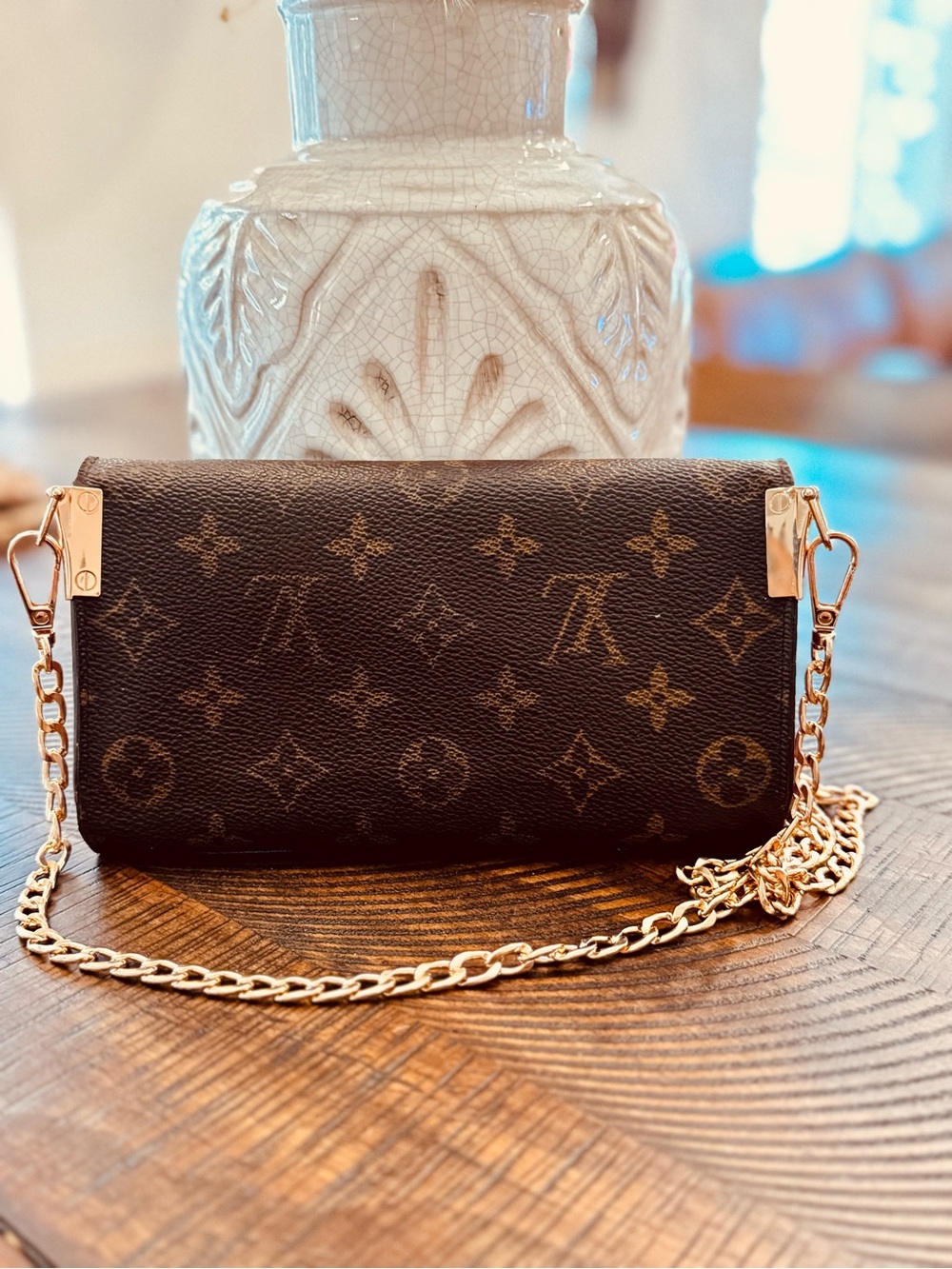 Louis Vuitton vintage international monogram wallet converted Crossbody - Picture 3 of 16